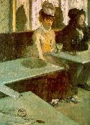Absinthe Drinker_t Edgar Degas